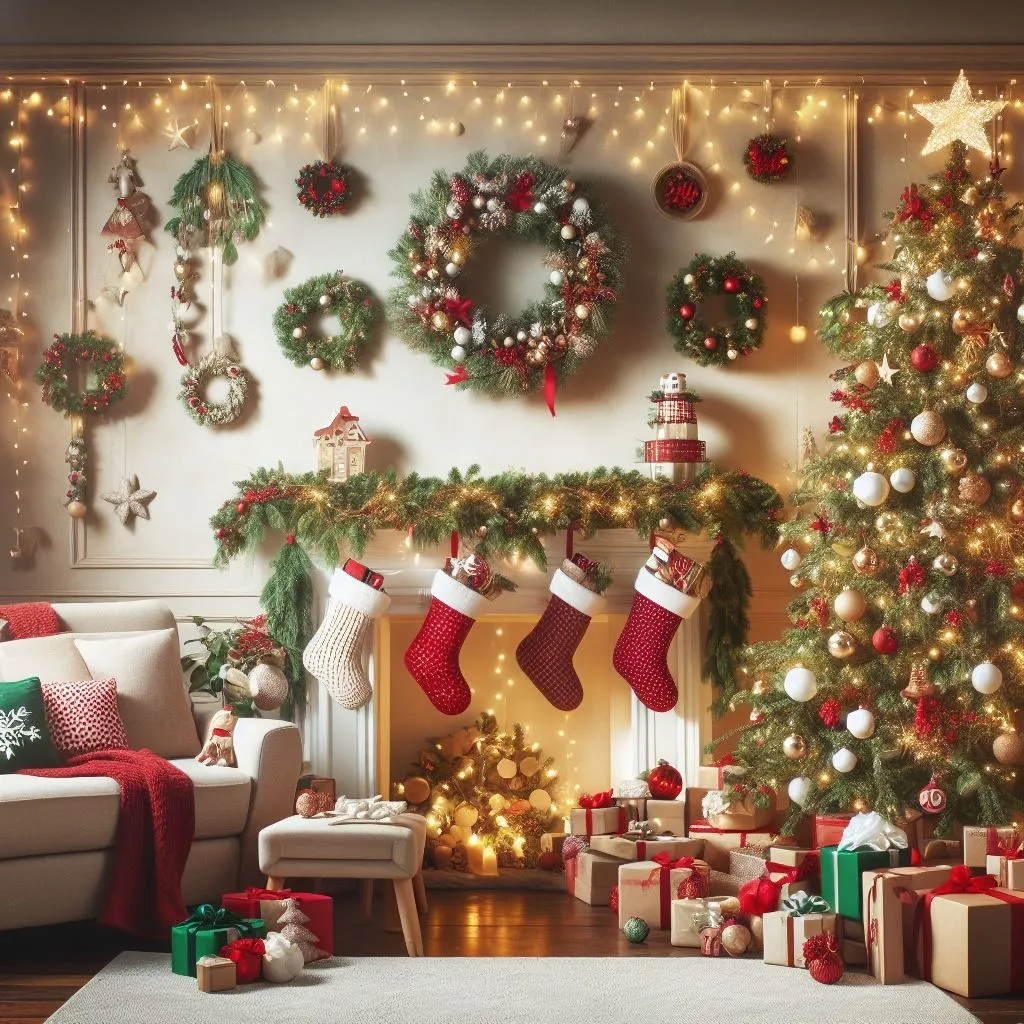 How to Transform Your Living Room into a Winter Wonderland with Christmas Decorations